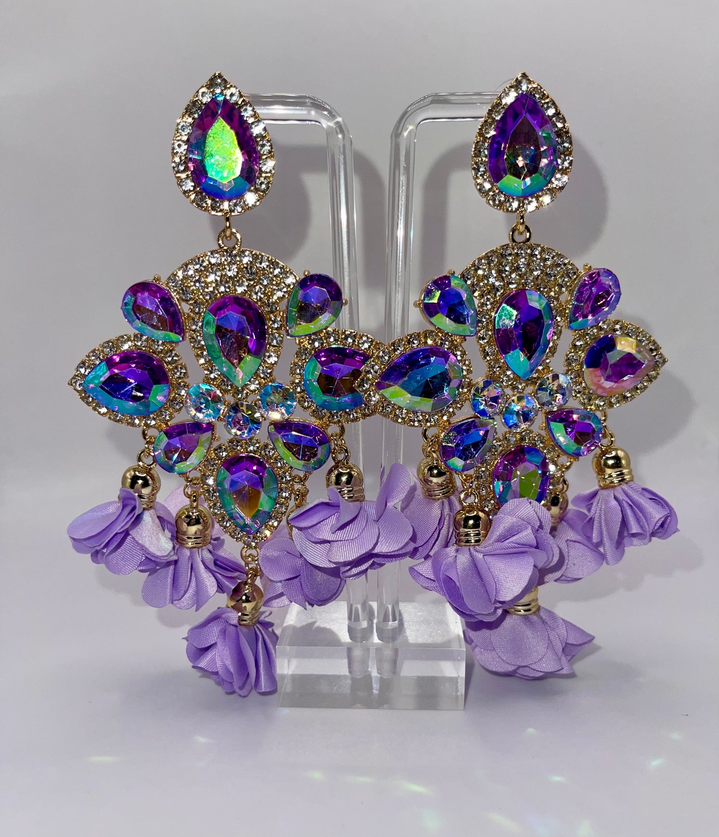 LUXE Petal Pusher Drop Earrings