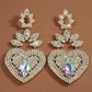 LUXE Le Grande Dame Heart Drop Earrings