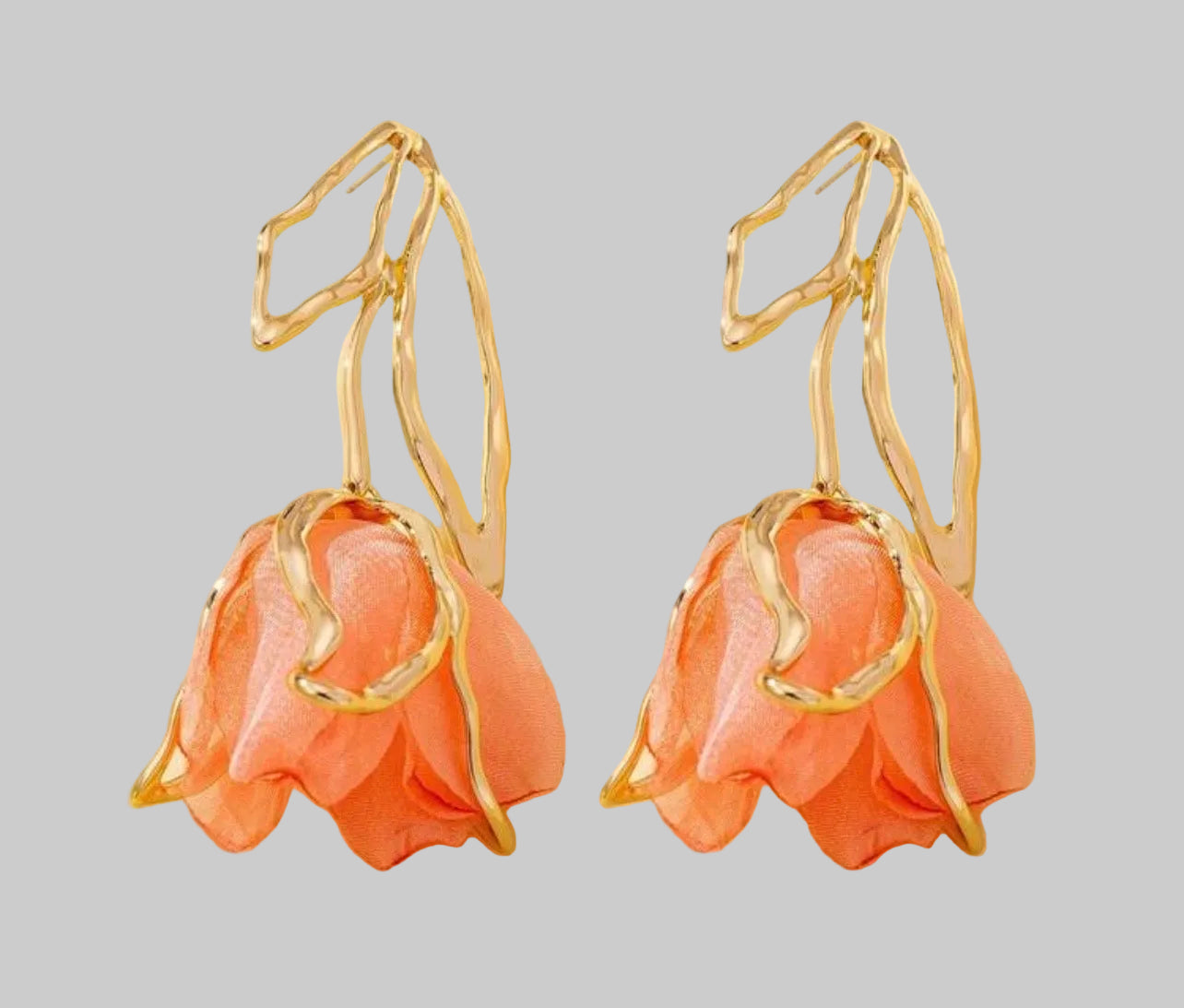 Two Lips Drop Earrings
