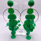 Green Goddess Drop Earrings