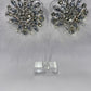 Fancy Feathers Crystal Drop Earrings