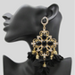 LUXE Boho Bride Petal Drop Earrings