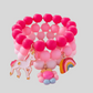 Mini Shopperz Beaded Multilayered Charm Bracelet Set