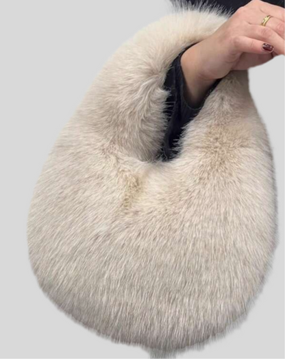 Are You Faux Real Fur Handbag