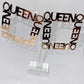Not Your Princess Gold Drop Earrings