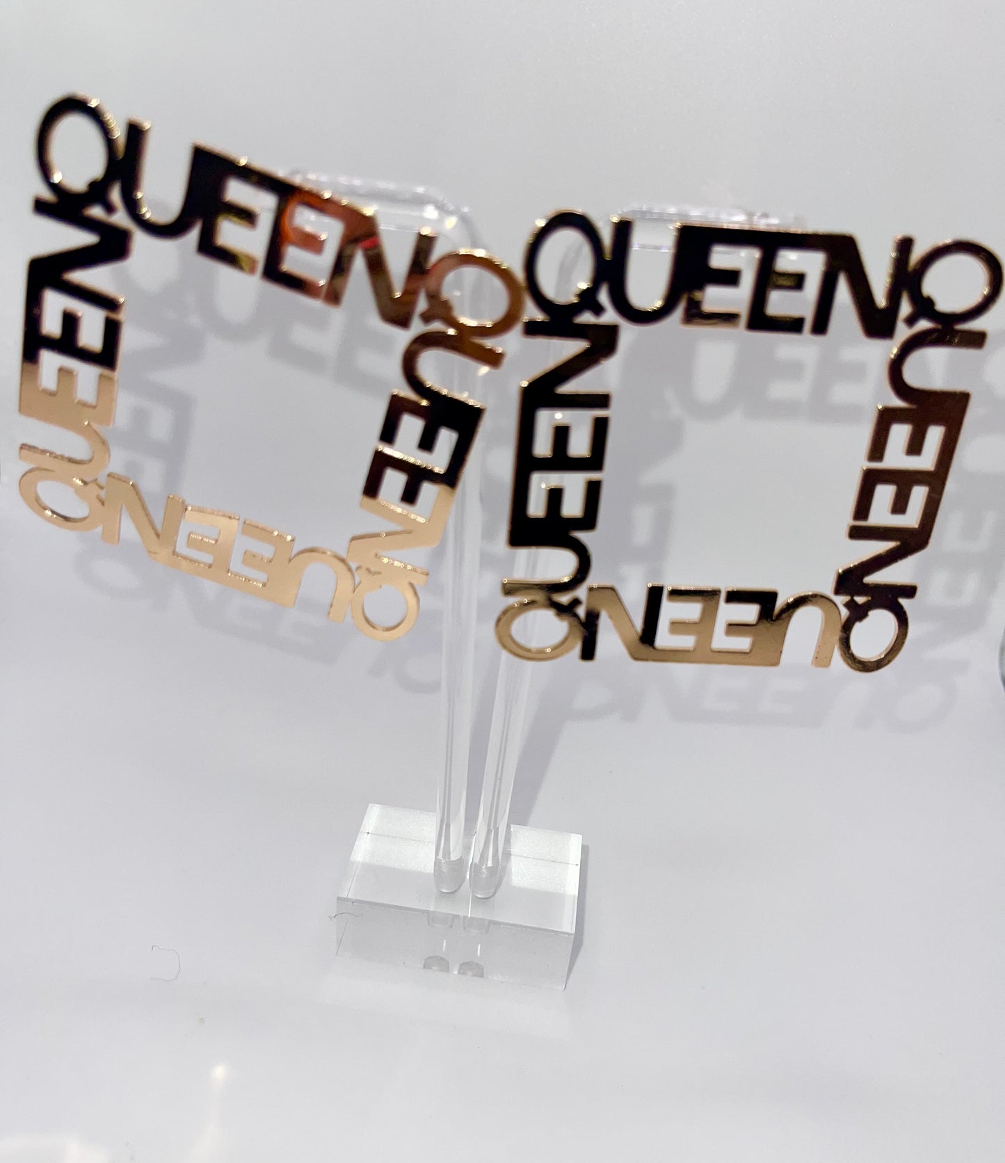 Not Your Princess Gold Drop Earrings