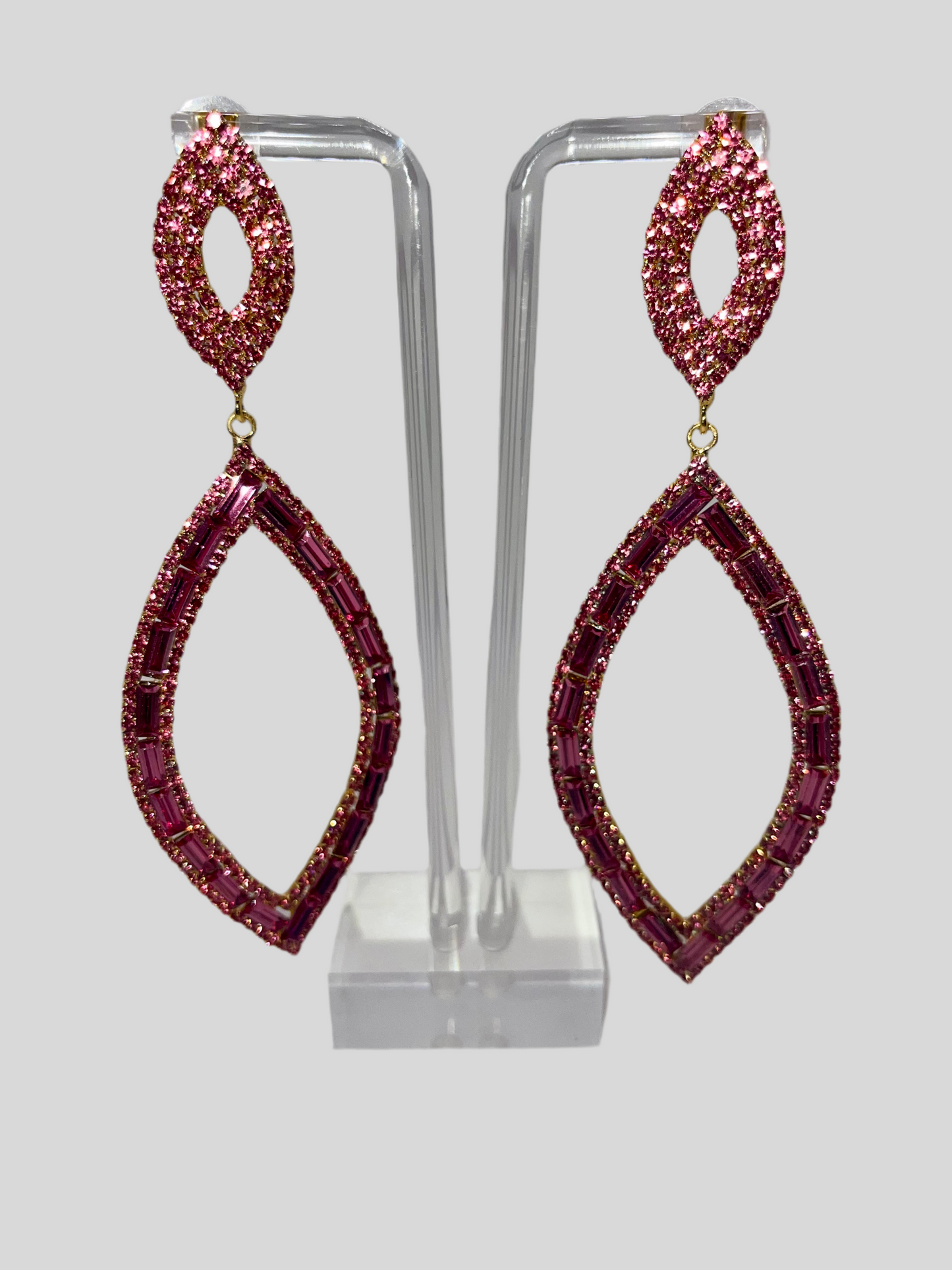 Baker Miller Pink Drop Earrings