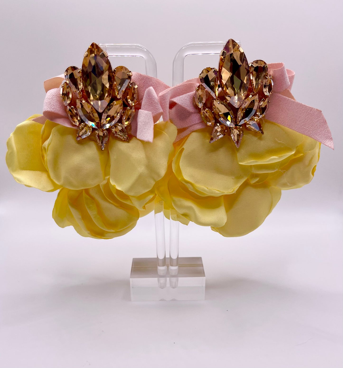 Pretty Petalons Crystal Drop Earrings