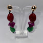Darker the Berry Drop Earrings