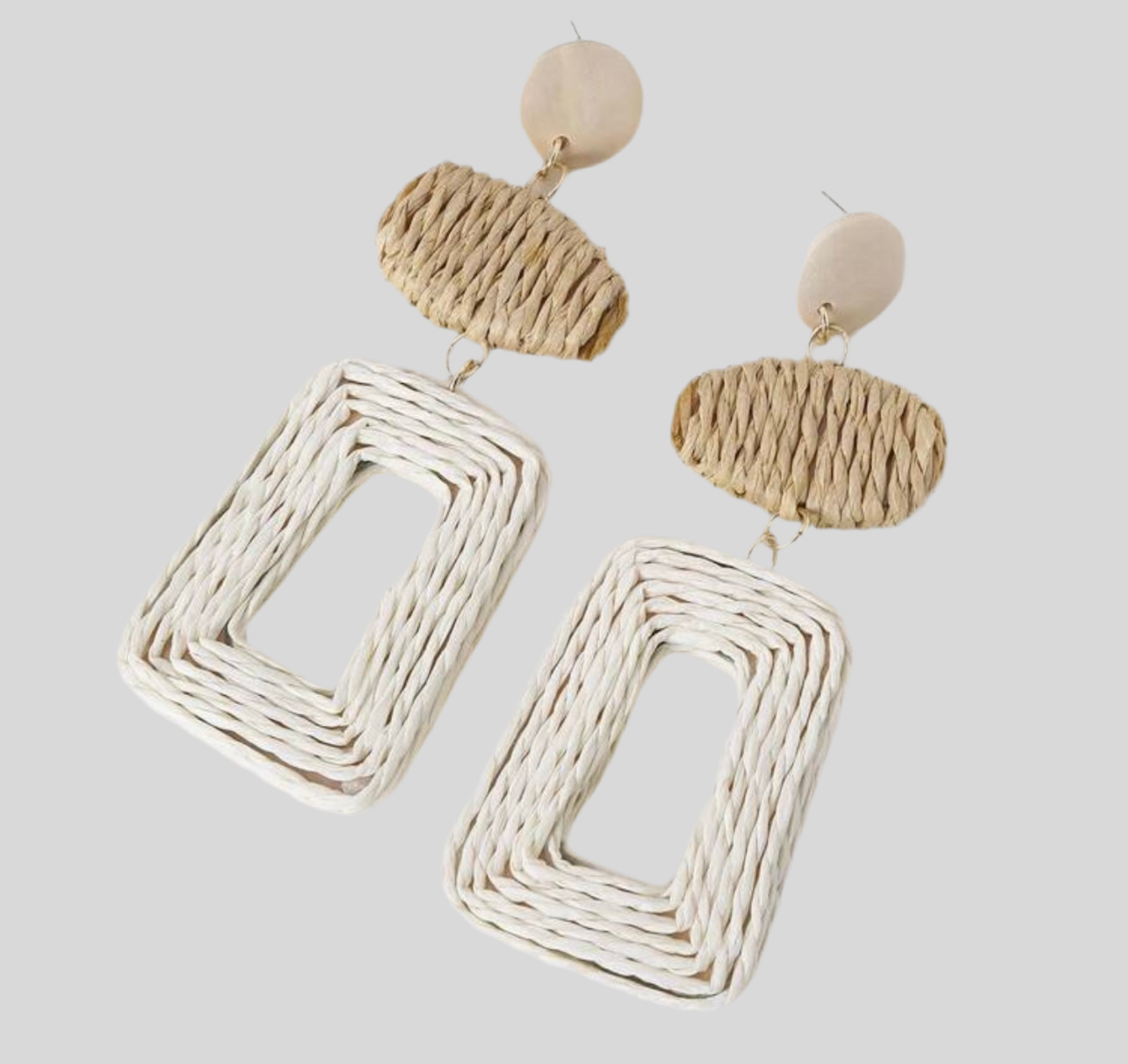 Woven Together Forever Drop Earrings