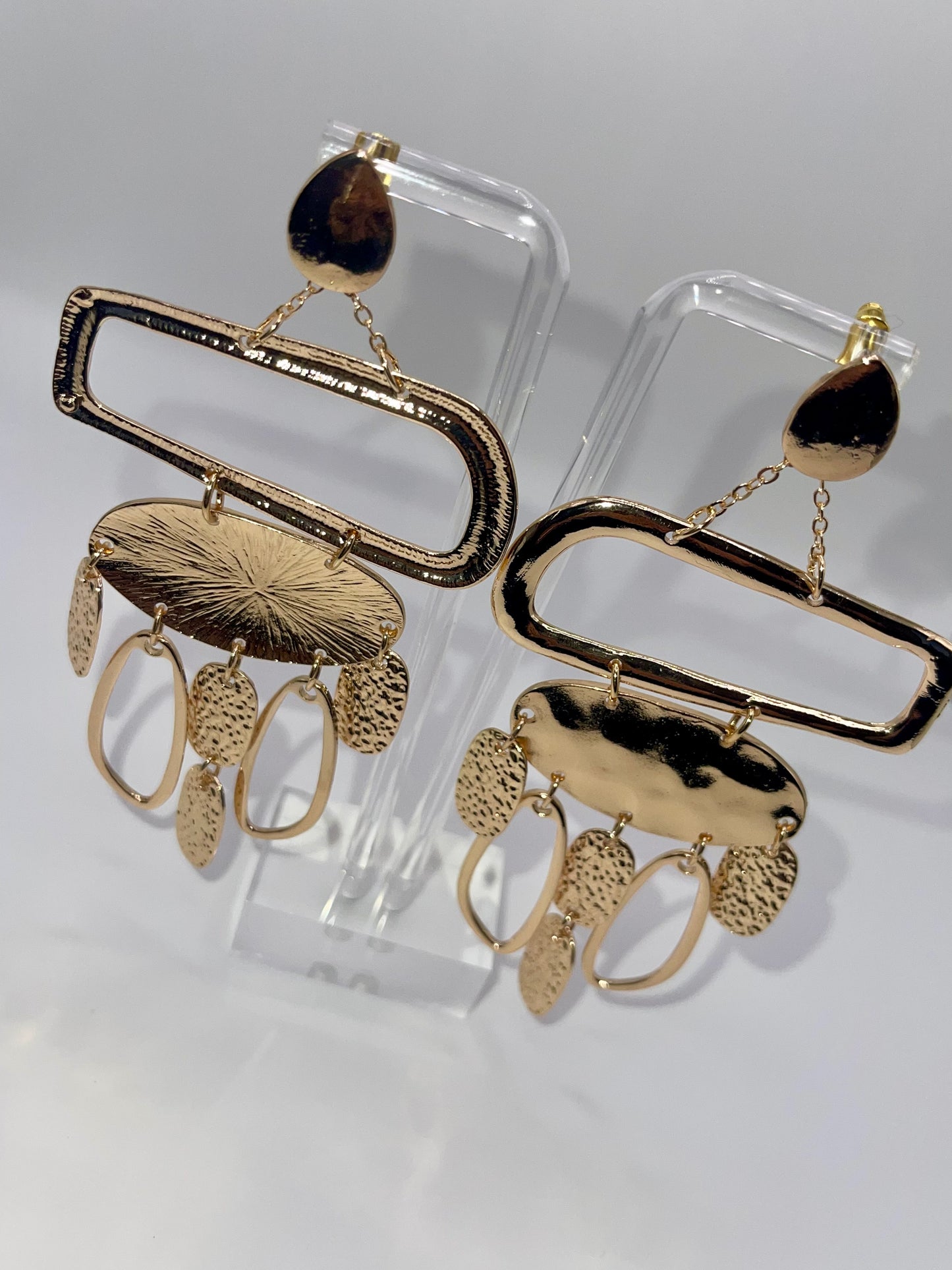 Melanin Pride Gold Drop Earrings