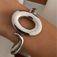 Ge.Oh.Metric Circle Silver Bangle
