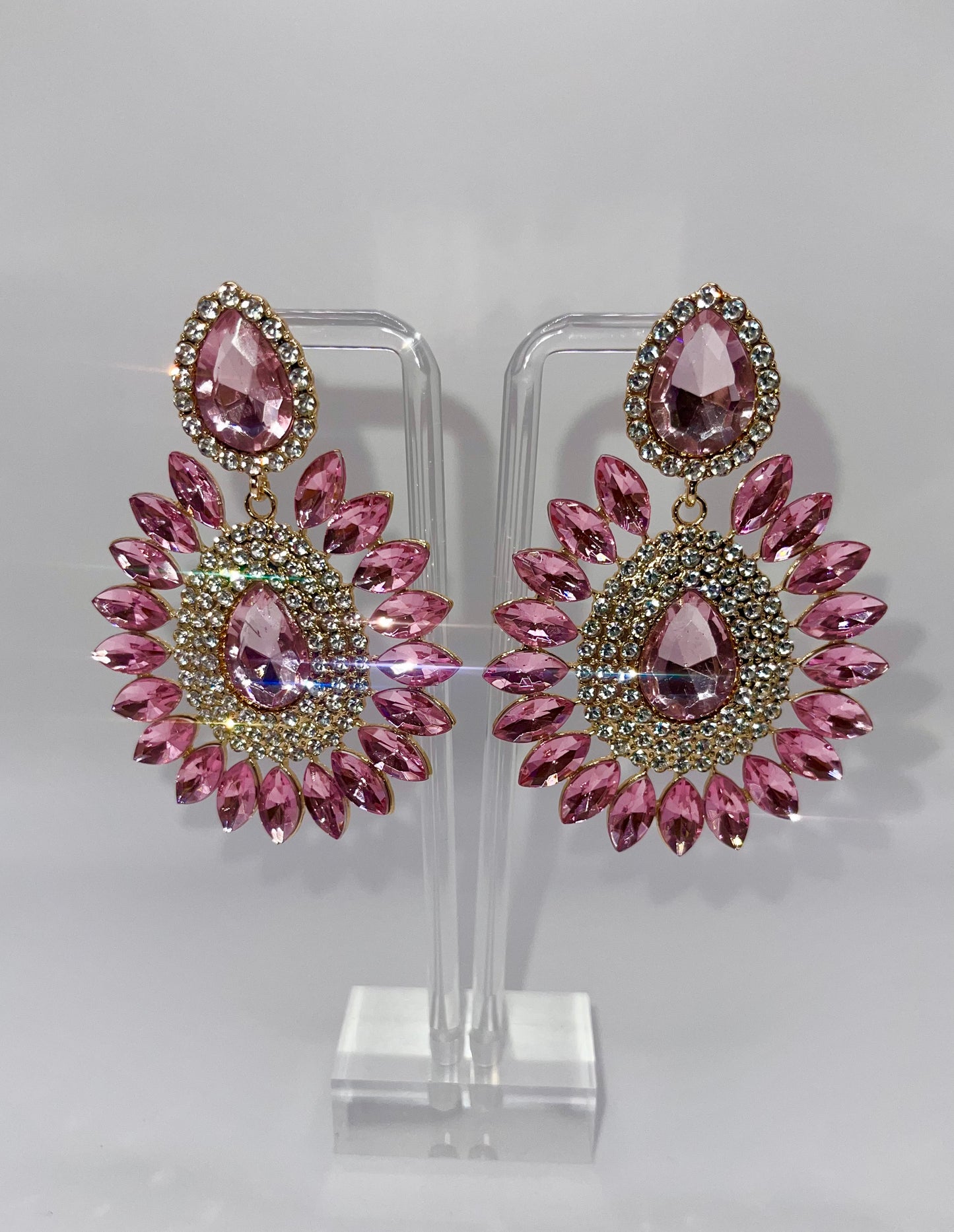 Strawberries and Cream Drop Earrings