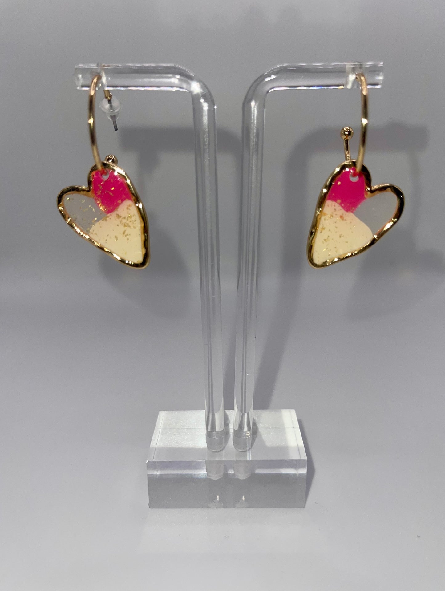 Heart to Heart Drop Earrings