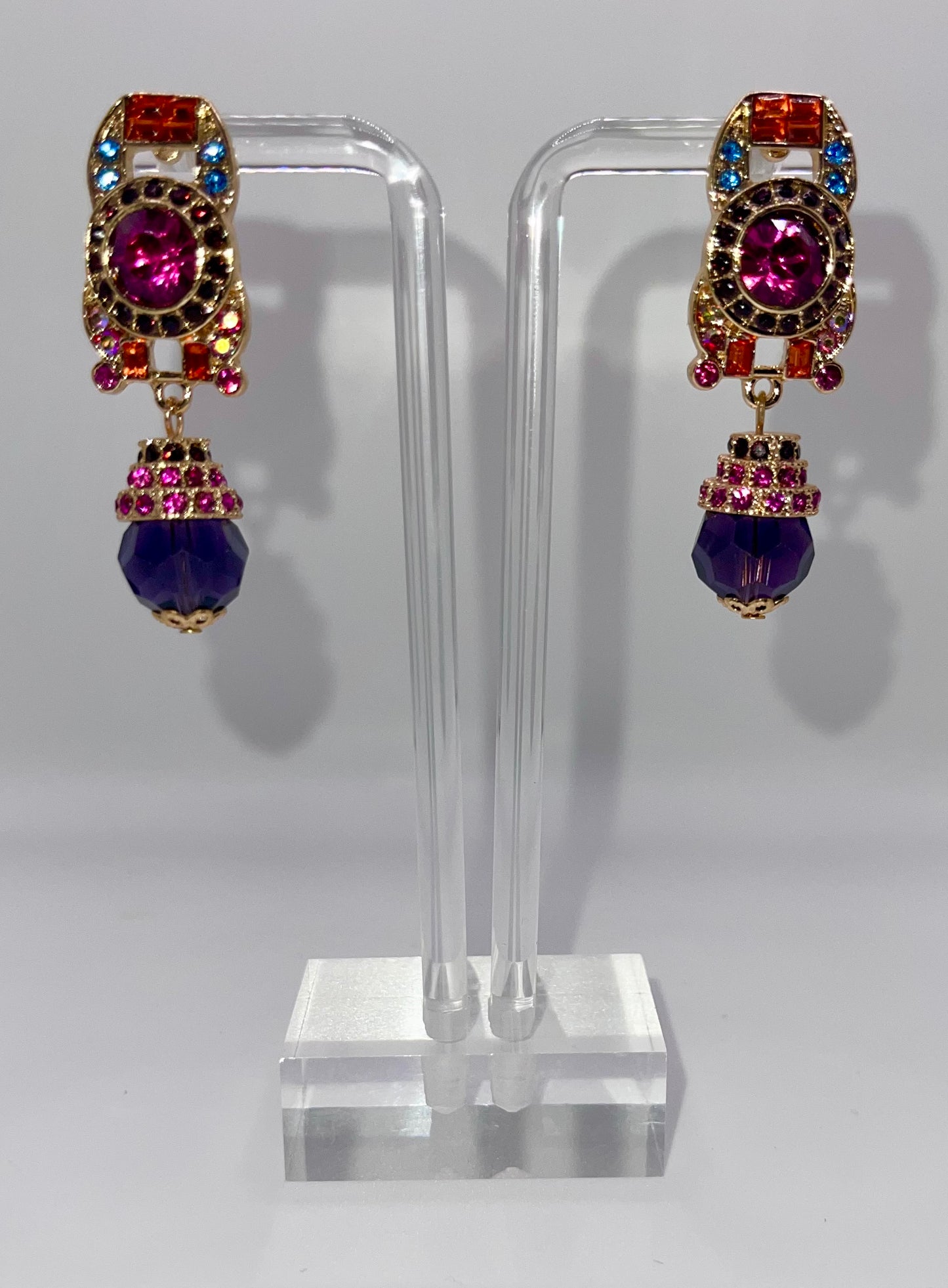 Cleopatra Gold Drop Earrings