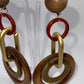Knock on Wood Drop Earrings