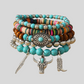 Texas Hold ‘Em Beaded Charm Bracelet