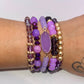 Just Beaded Multilayered Charm Bracelet Set