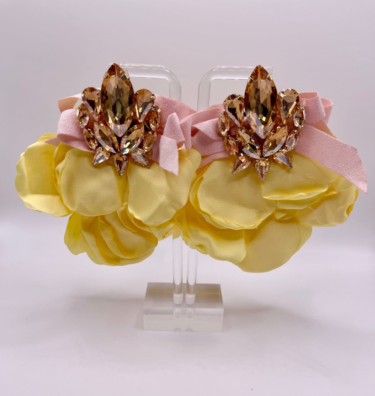 Pretty Petalons Crystal Drop Earrings