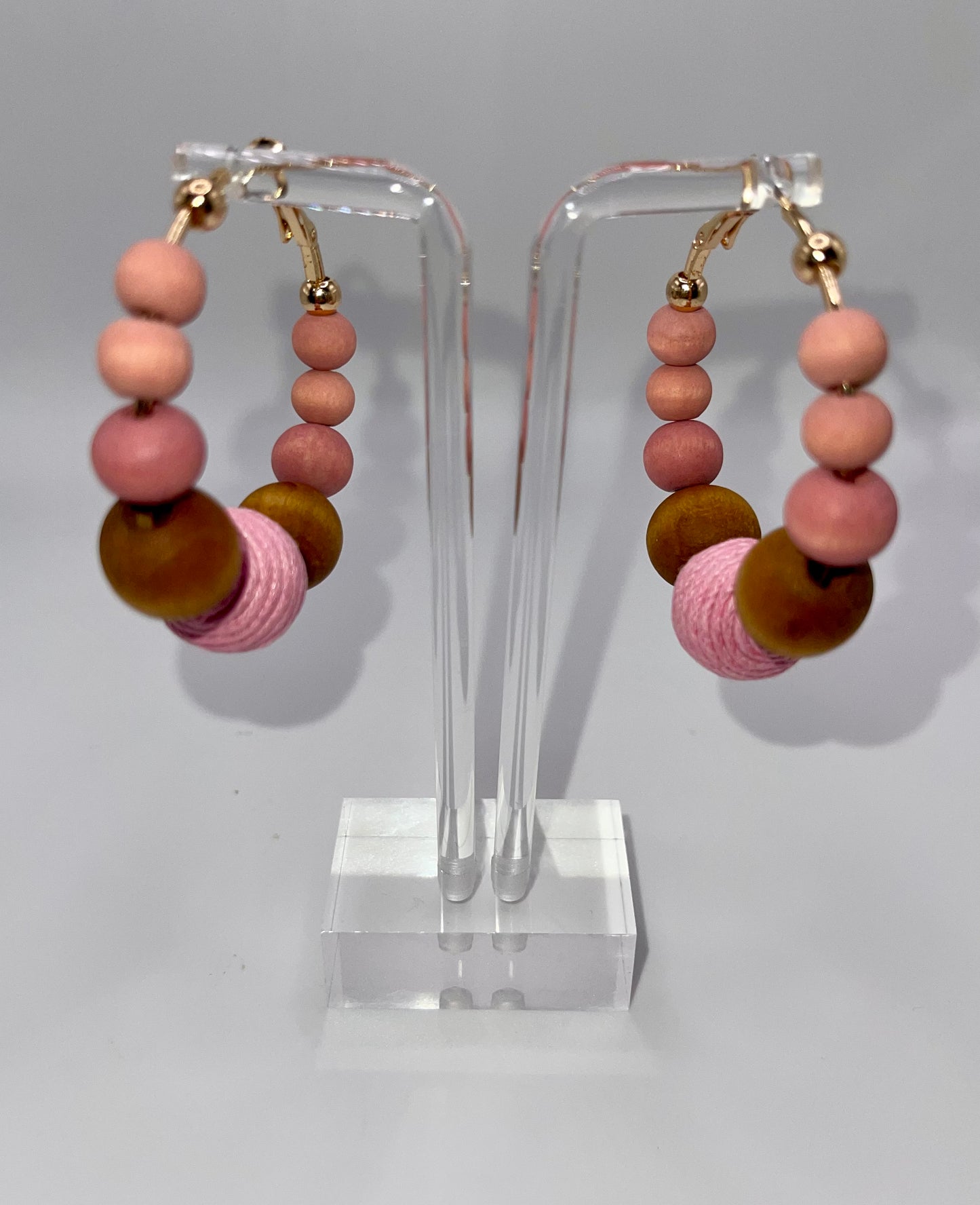 Wood You Bead Mine? Hoop Earrings