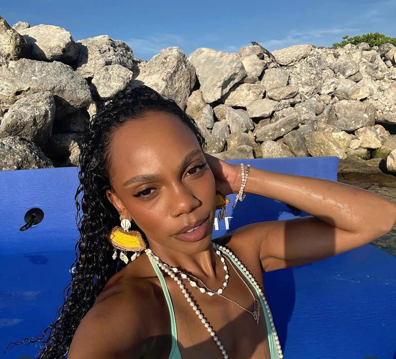 Under the SeaShell Drop Earrings