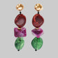 Darker the Berry Drop Earrings