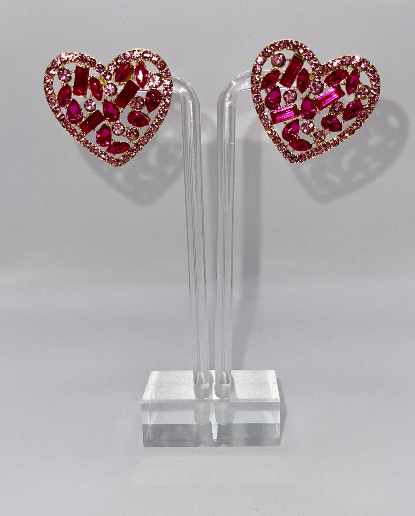 My Valentine Heart Stud Earrings