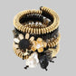Just Beaded Multilayered Charm Bracelet Set