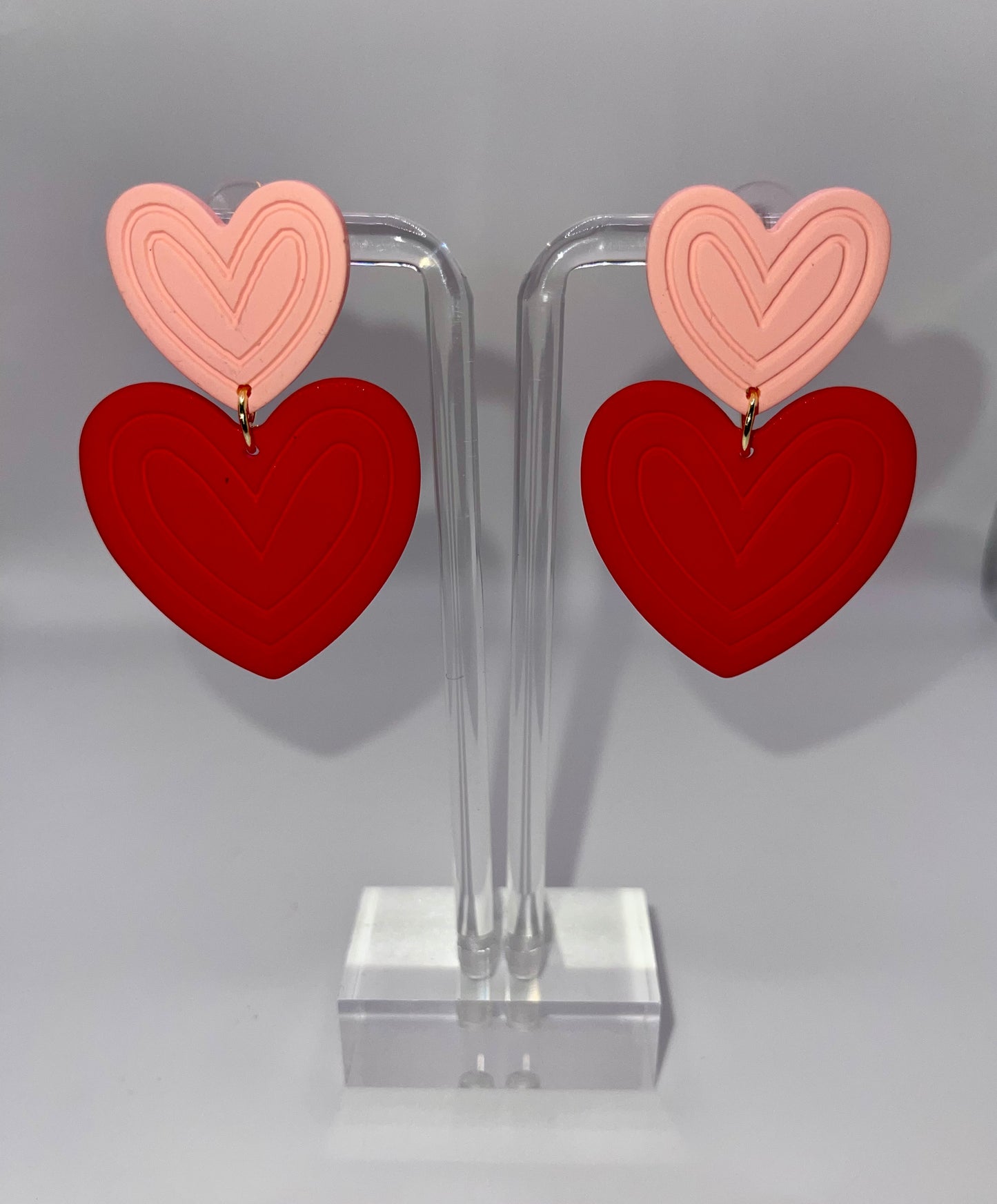 Love Struck Heart Drop Earrings