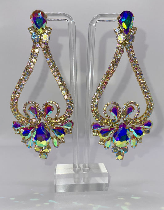 LUXE Droplet Chandelier Earrings