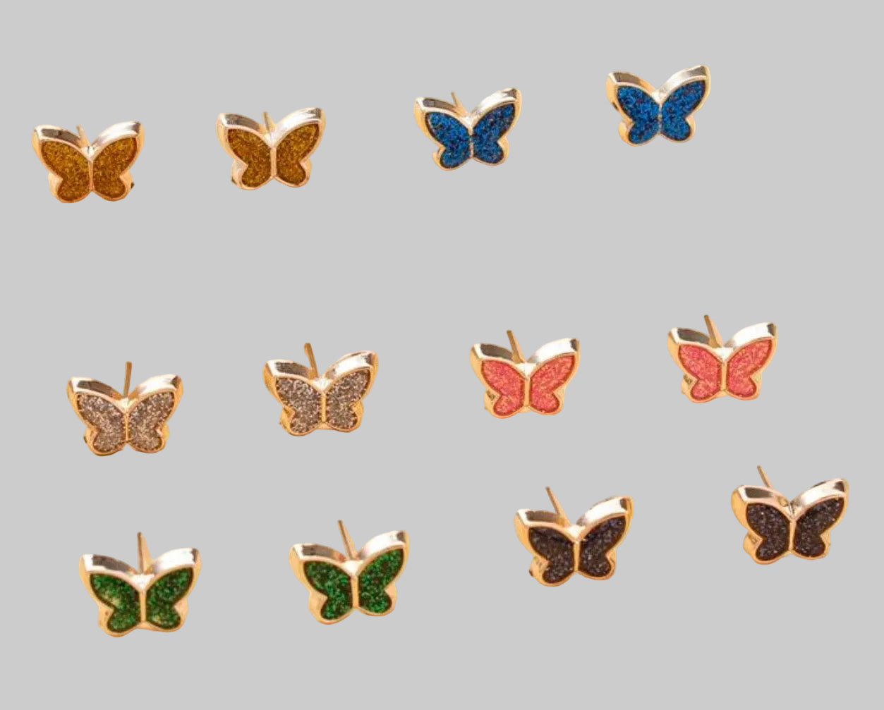 Give Me Butterflies Stud Earrings