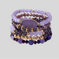 Just Beaded Multilayered Charm Bracelet Set