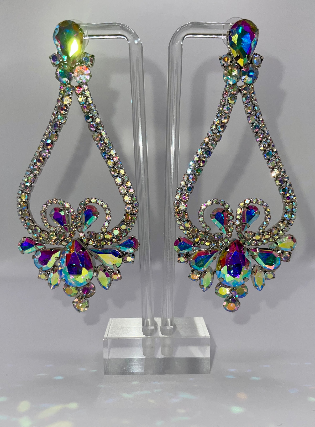 LUXE Droplet Chandelier Earrings