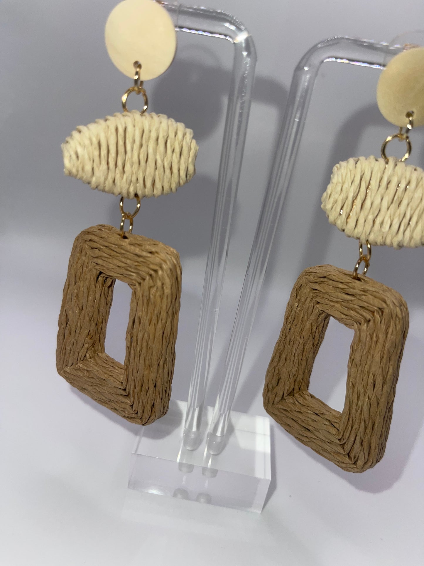 Woven Together Forever Drop Earrings