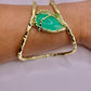 Still Jaded Gold Bangle