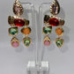 Skittle Me This Gold Drop Earrings