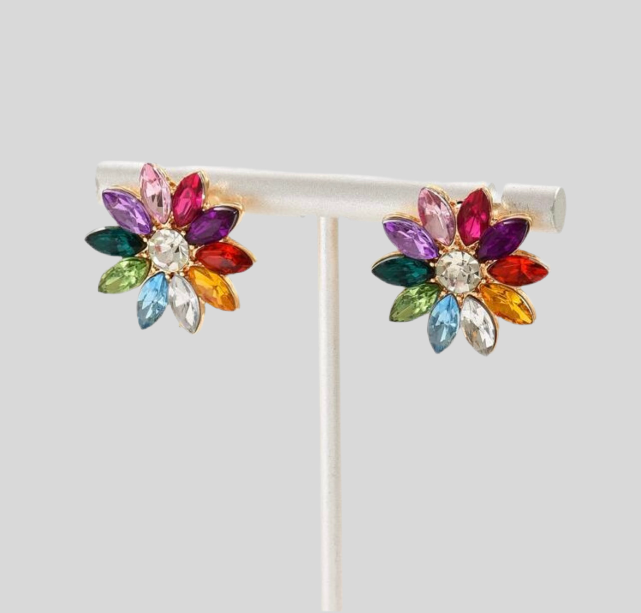 The Iris Rainbow Stud Earrings