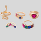 Are You Rattled Yet? Snake Knuckle Ring Set