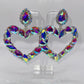 LUXE XOXO Heart Drop Earrings