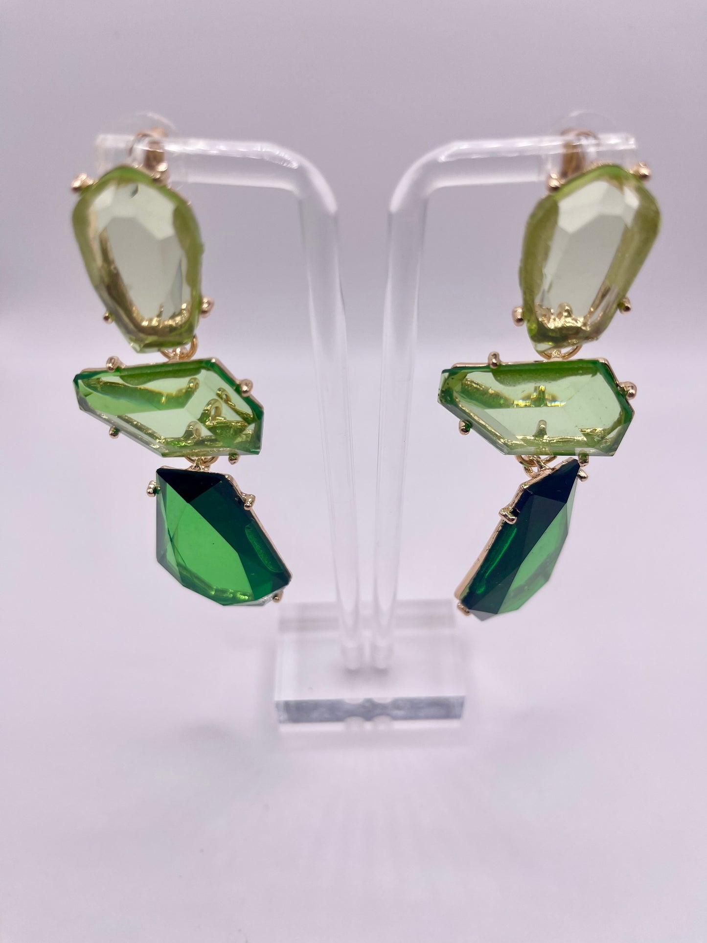 Lemon Lime Citrus Drop Earrings
