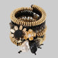 Just Beaded Multilayered Charm Bracelet Set