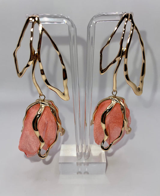 Two Lips Drop Earrings