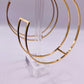 Going in Circles Cuff Hoop Earrings