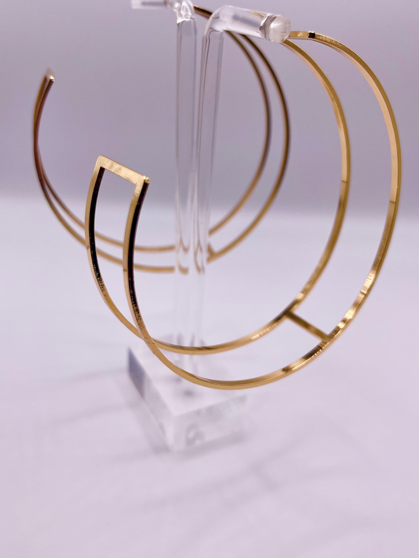 Going in Circles Cuff Hoop Earrings