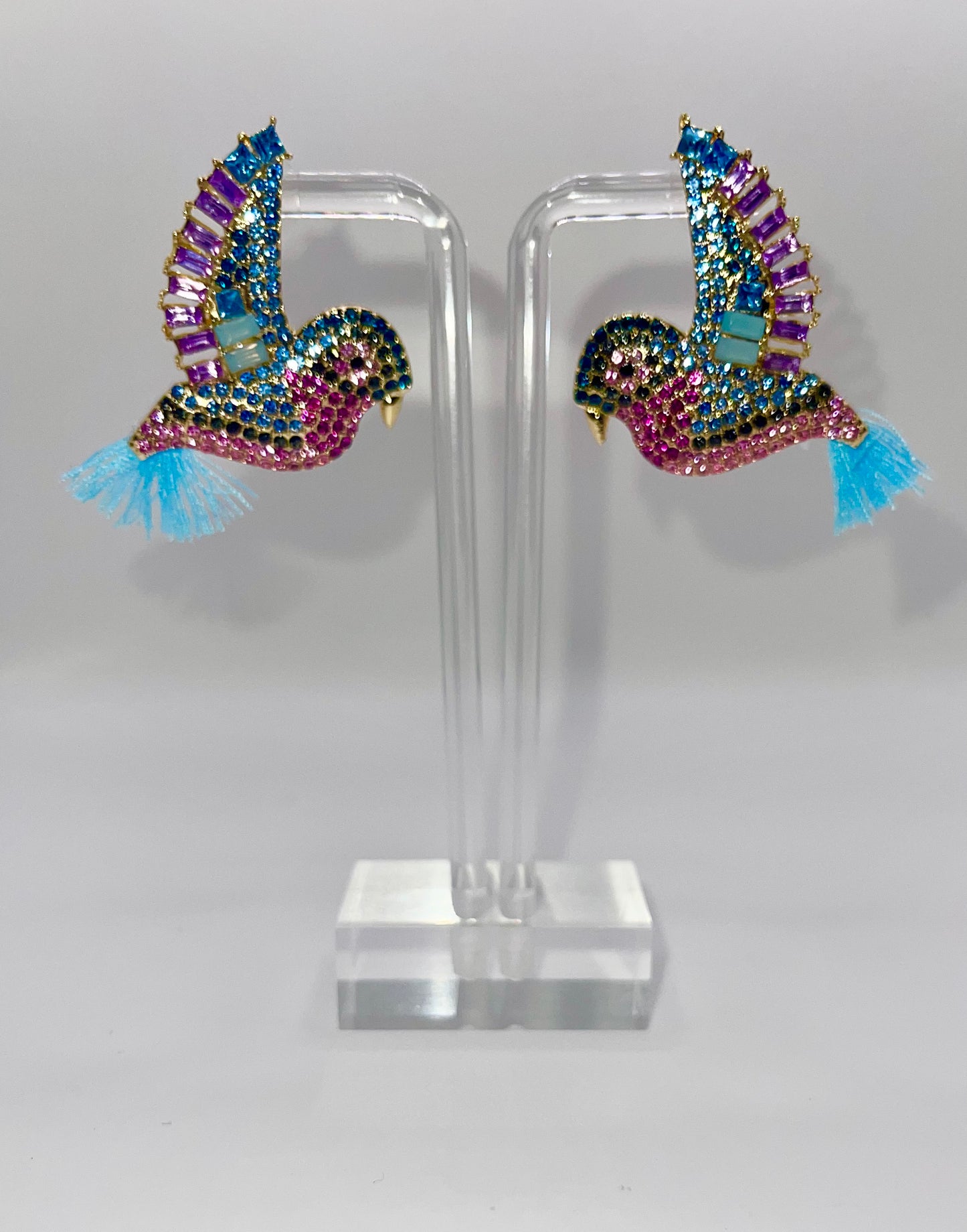 SunAngel Crystal Stud Earrings