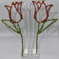 Long Stem Floral Drop Earrings
