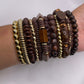 Just Beaded Multilayered Charm Bracelet Set