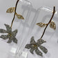 La Fleur Crystal Drop Earrings