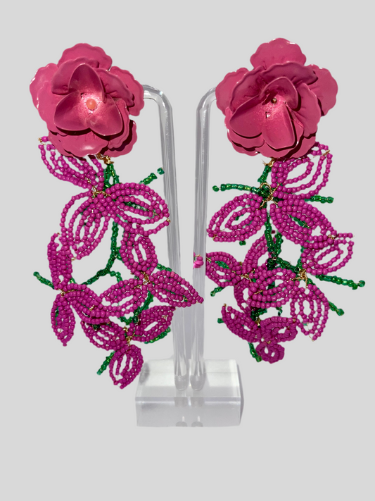 Adore Her Floral Drop Earrings