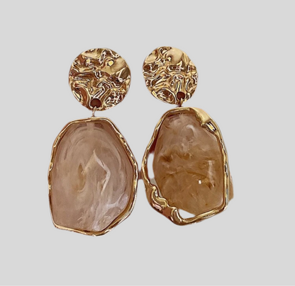 She’s Demure Gold Drop Earrings